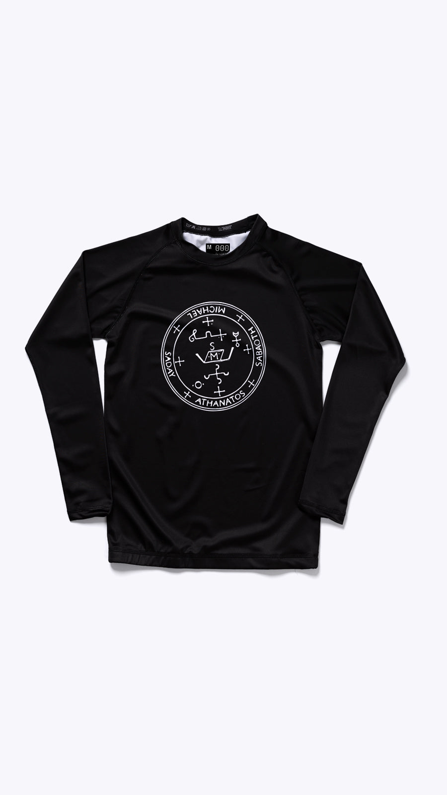 DUALFORCES® 000 Archangel Rash Guard / “ÆL” EDITION - White/Black