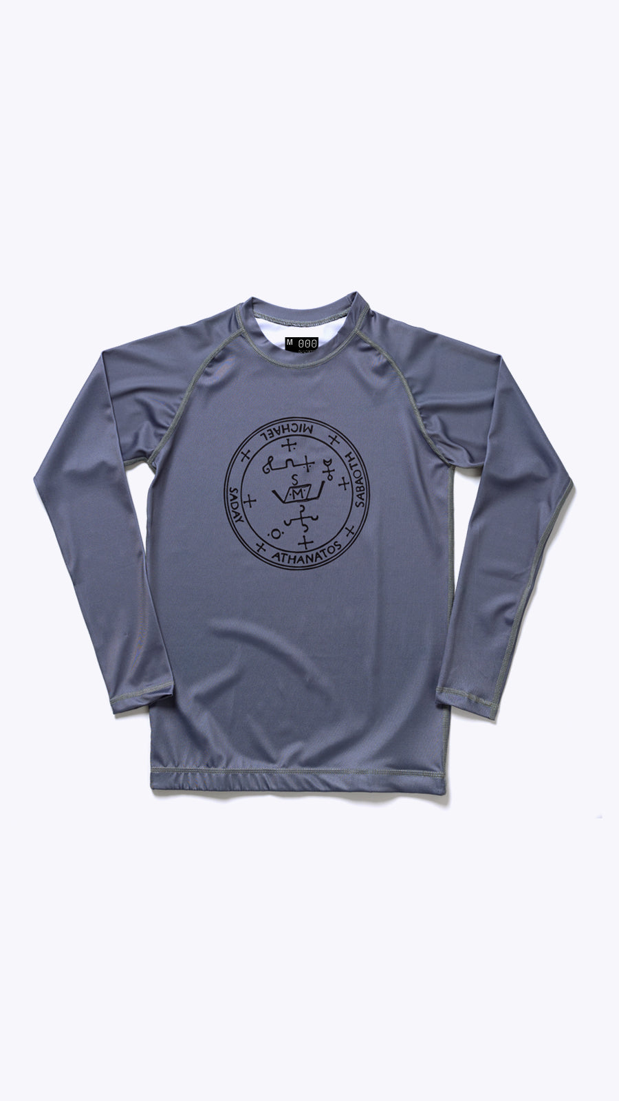 DUALFORCES® 000 Archangel Rash Guard / “ÆL” EDITION - Silver/Black