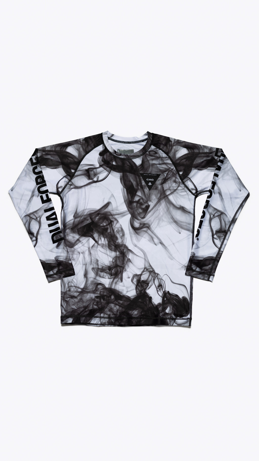 DUALFORCES® — Smoking Gun Rash Guard - White/Black