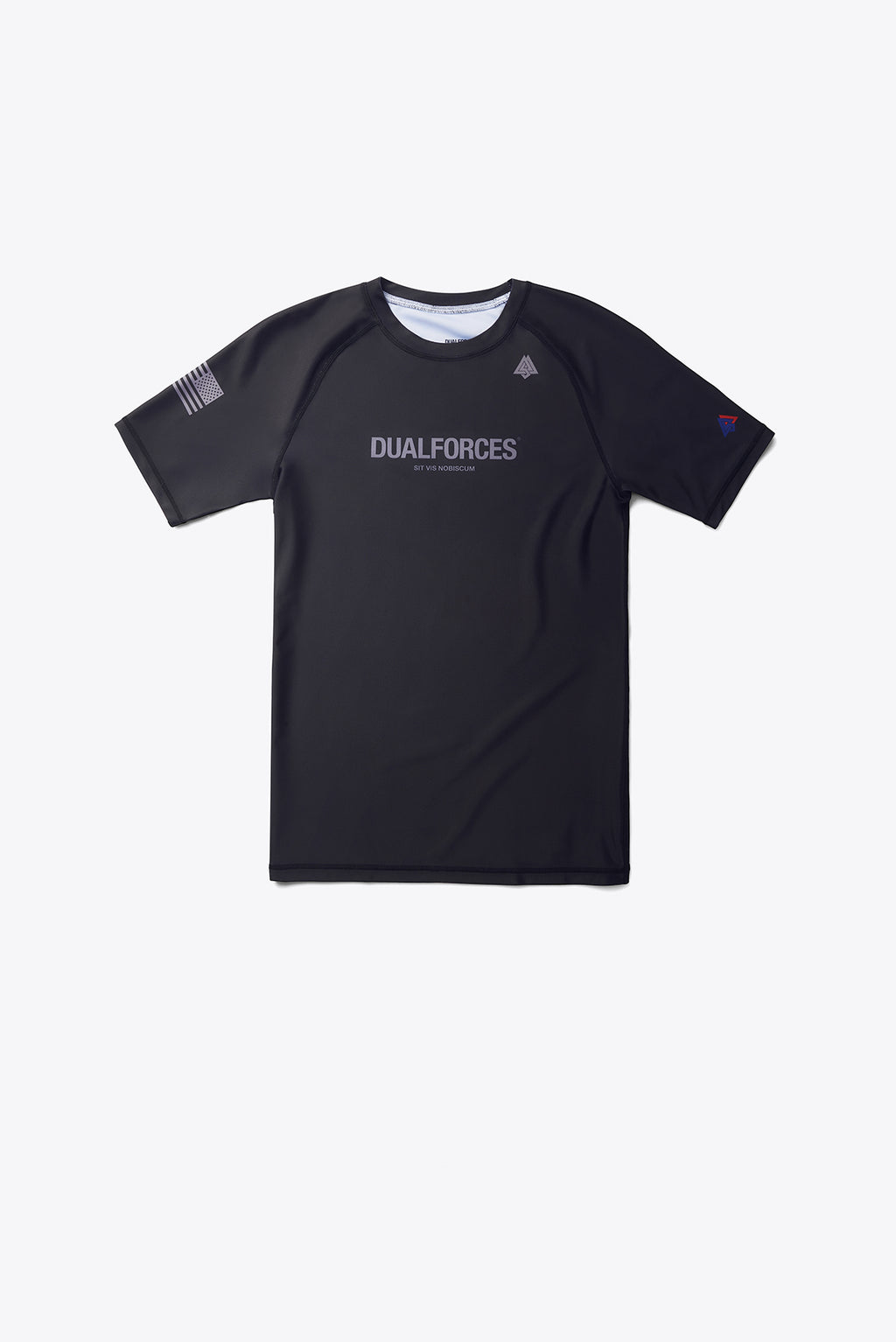 Team Short Sleeve Rash Guard - Black