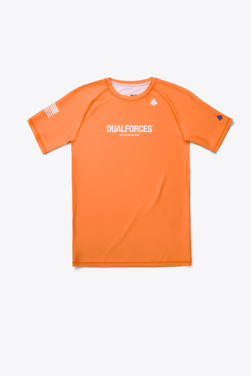 Team Short Sleeve Rash Guard - Orange